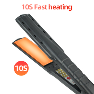 Professionnel MCH céramique LED <span class=keywords><strong>titane</strong></span> <span class=keywords><strong>fer</strong></span> cinq étapes contrôle de la température lissage cheveux électrique lissage cheveux - Product Image 4