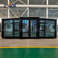ZYBOX Maison Modulaire Préfabriquée de 40 pieds, 75 m², Conteneur Extensible de Luxe pour le Marché des Bureaux aux États-Unis, en Australie et au Canada