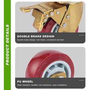 מפעל סין 4/<span class=keywords><strong>5</strong></span>/6/8 אינץ '200/250/300/350 ק "ג מלגזה חלקים סופר כבד כבד ברזל פס קור גלגל קור - Product Image 3