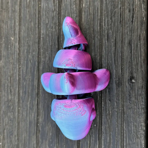 Modèle de jouet articulé en forme de petit requin imprimé en 3D, ornement mignon pour enfants, produit de la catégorie Animaux et Dinosaures - Product Image 6