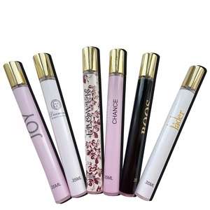 Vente en gros de vaporisateurs corporels de voyage longue durée de 35 ml, flacon en verre test tube, mini parfum de poche, floral, fruité, boisé, pour hommes et femmes - Product Image 5