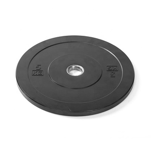 Set di piastre per paraurti in gomma 10/15LB/25LB/35LB/45LB/55LB inserto in acciaio per Olympicing - Product Image 3