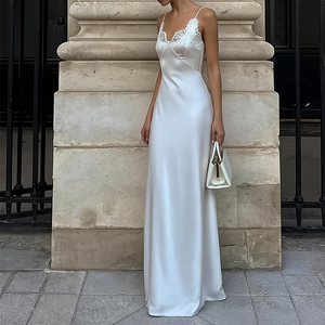 Robe en satin à bretelles torsadées pour femme | Ralph Lauren® FR