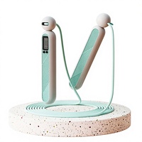 Corde à sauter sans fil en PVC à double usage pour le fitness en intérieur, la combustion des graisses, l'usage domestique et les examens étudiants
