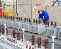 Transformador de Potencia Reductor de Tensión de 11kV 33kV 220kV 132kV a 480V 220V, 100kVA 200kVA, Trifásico, Sumergido en Aceite, Transformador de Distribución