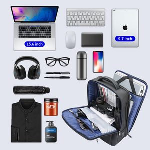 Bopai Nylon Large Expandable Usb Charging Office Men Anti Theft Multifunction <strong>Notebook</strong> 15.6 Inch Laptop Travel Business Backpack - Product Image 1