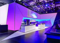 P30RGBW Panneau animé programmable conçu sur mesure Plafond flexible UV Boîte à lumière RVB