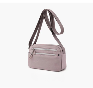 Sac à bandoulière pour femme, petit sac à bandoulière pour téléphone, motif en fil de polyester, imperméable, fermeture éclair, affaires, camping - Product Image 2