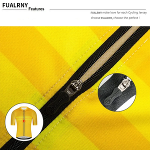 <span class=keywords><strong>Ensemble</strong></span> de maillots de cyclisme à manches courtes respirants à séchage rapide pour hommes, équipe masculine, vélo, fourniture d'usine en gros - Product Image 4