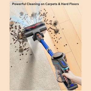 무선 진공 청소기, 강력한 흡입, 최대 45 분의 실행 시간, 카펫 및 단단한 바닥에서의 강력한 청소 - Product Image 4