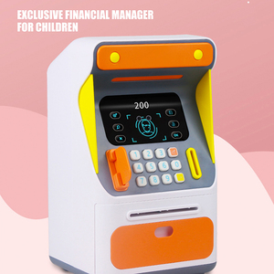 Salvadanaio elettronico simulato riconoscimento facciale bancomat cassa automatica carta Scroll banconota regalo per bambini salvadanaio - Product Image 3