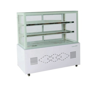 Vitrina Refrigerada para Café, Pastelería y Repostería, con Enfriamiento Dinámico, de Mármol/Vidrio/Acero Inoxidable, 0-10°C, 4 Ruedas, Capacidad de 200L-900L - Product Image 6