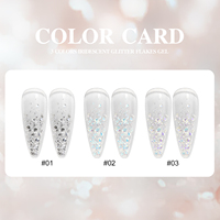 Missgooey Vernis Gel Pailleté Irisé Holographique Réfléchissant Effet Flash, Soak Off, Sans HEMA, Vente en Gros, Marque Privée, Pour Salons de Manucure