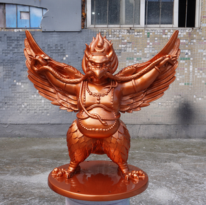 Thaise Stijl Indian Hindu Godheid Garuda Ornamenten Milieuvriendelijke Hars Ambachten Verf Creatieve Beeldje Decoraties Voor Religie - Product Image 1