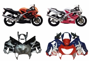 Kit de carénage complet moulé par injection pour moto, compatible avec HONDA CBR600F4 CBR600 CBR600F <span class=keywords><strong>F4</strong></span> 1999 2000 99 00, kits de carénage de carrosserie - Product Image 3