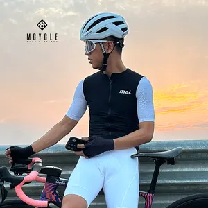 Camisa de bicicleta Mcycle de alta qualidade, camisa de mountain bike de manga curta, roupas de ciclismo personalizadas para homens