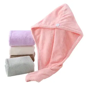 hair wrap turban drying towel hair towel wrap for women microfiber hair towels