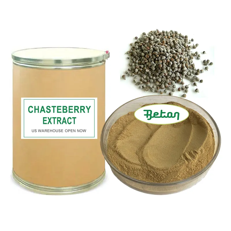 ขายส่งสารสกัดจาก Chasteberry คุณภาพสูงผงเบอร์รี่ต้นไม้พรหมจรรย์ 98% Vitex