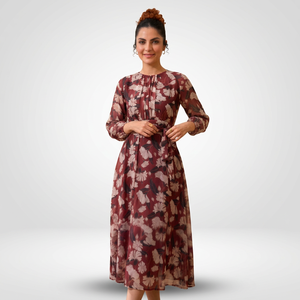 Women's Floral Midi <b>Dress</b> Elegant Summer Casual <b>Dress</b> Short Sleeve A Line Swing <b>Dress</b> Boutique Fashion Style for Women - Product Image 1