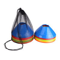 Hauteur 7.5cm Cônes de disque de football Les cônes de disque d'agilité peuvent être personnalisés avec la couleur et le logo sur le disque marqueur