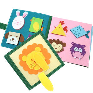 Juguetes Educativos Tempranos Montessori para Niños Pequeños con Autismo, Libro Sensorial <span class=keywords><strong>de</strong></span> Tela y Fieltro, Actividades Coloridas para Niños, Novedad 2023 - Product Image 2
