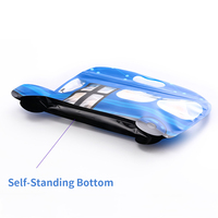 Sac à fermeture éclair en plastique avec poignée sac en forme de voiture de forme spéciale biscuits auto-scellants de qualité alimentaire pochette debout emballage avec fenêtre