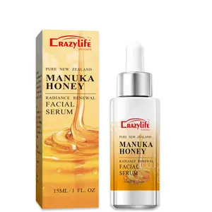 OEM Pure Honey Hyaluron säure White ning Feuchtigkeit creme Vitamin C Gesichts serum Anti-Falten-Gesichts serum Hautpflege Private Label