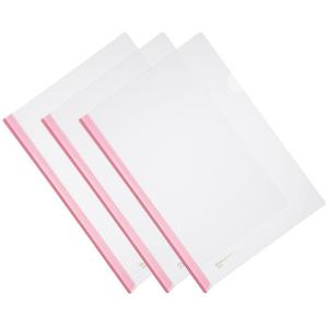 Porte-documents en plastique A858 A4, type tiroir translucide, organisateur de rapports épaissi blanc - Product Image 3