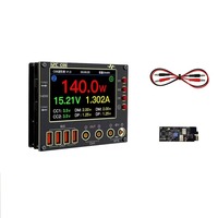 Multimètre de précision I2C C09 avec affichage LCD pour mesure de courant en forme d'onde 0,001V/A, outil de réparation double canal pour tension de téléphone portable et charge rapide