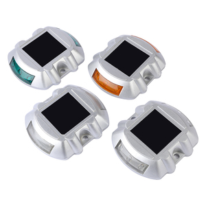 Móng ngựa hình thép cường độ cao 106*95mm năng lượng mặt trời dẫn đường Stud ánh sáng đường đánh dấu hiệu ứng nhấp nháy mắt mèo ngày/đêm - Product Image 1