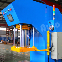 Presse hydraulique à colonne unique 200T Y41 à commande servo, précision de déplacement, système hydraulique Rexroth pour pompe moteur