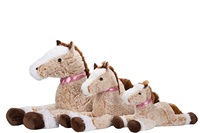 Super doux grand oreiller de cheval en peluche confortable Adorable cheval couché jouet pour enfant soulagement du Stress jouet cadeau