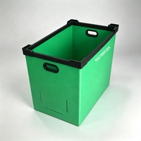 Boîte en plastique de division ondulée de polypropylène en plastique empilable pour les appareils électroniques