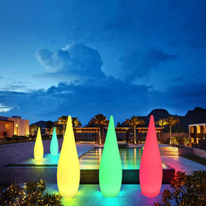 Éclairage extérieur en PE pour jardin, parc, aménagement paysager et route, pour usage en villa, lampe de sol à changement de couleur RGBW pour utilisation dans le jardin - Product Image 1