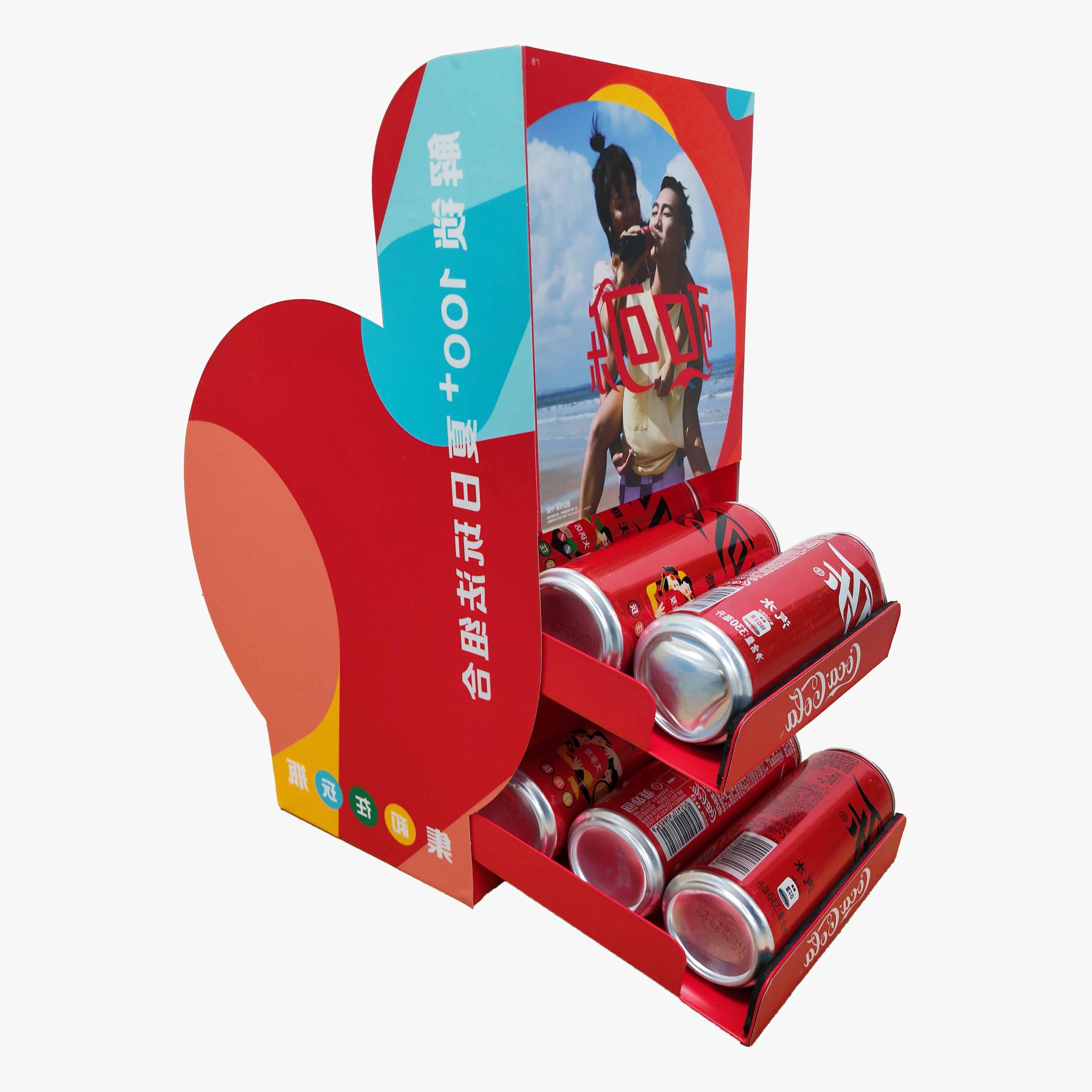 Countertop Beverage Display Acrylic Retail Store Supermarket Advertising Exhibition Racks Stands Customized Color Custom Logo — view 4