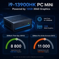 Mini PC CoreNest Intel Core I9 13900HK RTX 3060 DDR4 3200MHz NVMe SSD 4K Quad Display WiFi 6 Computadora de Escritorio Mini PC