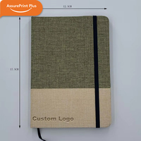 Carnet de notes A5 personnalisé en cuir/PU/PVC/PP, couverture rigide, bicolore, pour usage professionnel, 80 feuilles, papier sans transfert, ruban métallique