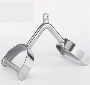 Accesorios de Gimnasio: <span class=keywords><strong>Barra</strong></span> D de Agarre para <span class=keywords><strong>Polea</strong></span>, Cable de Acero Reforzado para Máquina de Remo, Accesorio de Doble Agarre para <span class=keywords><strong>Curl</strong></span> de Tríceps Yunfa - Product Image 1