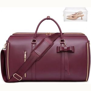 Échantillon gratuit Sacs de sport décontractés de luxe de haute qualité en gros Sacs de sport roses anti-odeur avec sac à chaussons - Product Image 4