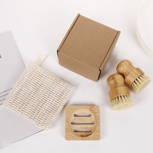 Biểu Tượng Tùy Chỉnh Tre Dừa Bằng Gỗ Sisal Làm Sạch Món Ăn Chai Nồi Bàn Chải Tay Cầm Bằng Gỗ Làm Sạch Bàn Chải Thiết Lập - Product Image 5