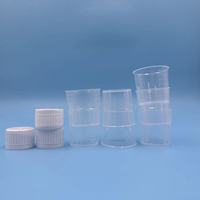 Standerd 28mm 1810 bouchon avec bouchon de mesure bouteille de médicament bouchon de sirop en plastique