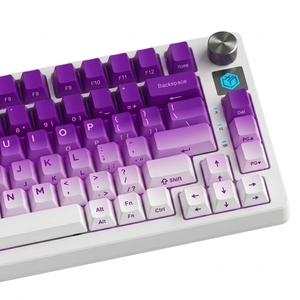 Clavier de jeu RGB GK75 75 touches avec interrupteurs <span class=keywords><strong>Gateron</strong></span>/Kailh, matériau PBT, interface USB-C, nouveau rose dégradé, personnalisable, échangeable à chaud, OEM - Product Image 5