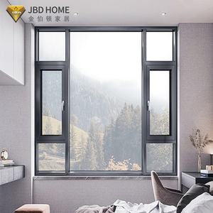 Fenêtre à battant économique en aluminium avec joint d'étanchéité et <span class=keywords><strong>double</strong></span> <span class=keywords><strong>vitrage</strong></span>, sans mécanisme, pour application sur petite maison - Product Image 2