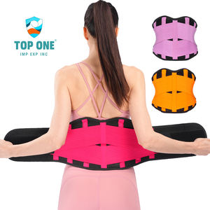 Customizable Breathable Adjustable Sweat <b>Waist</b> Trimmer <b>Belt</b> Back Support Slimming Band <b>Waist</b> Support - Product Image 1