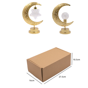 ไฟตกแต่ง LED แบตเตอรี่รูปพระจันทร์และดาว โคมไฟตั้งโต๊ะ ไฟตกแต่งโต๊ะ - Product Image 2