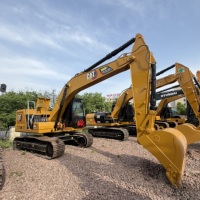 Excavatrice sur chenilles CAT 320GC d'occasion, 20 tonnes, faible nombre d'heures de fonctionnement, système hydraulique d'origine, entièrement inspectée pour la construction