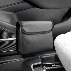 Auto Organizer Met Opvouwbare Vuilnisbak En Deur Multifunctionele Ophangdoos Interieurbenodigdheden Opslag Vuilniszak