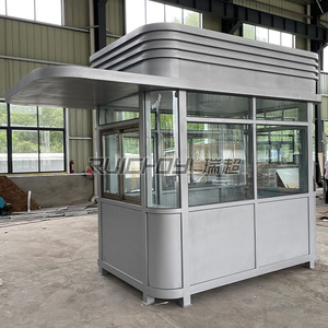 Structure en acier, poste de garde, abri de sécurité extérieur, portable, imperméable - Product Image 1