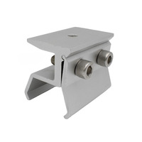 2023 Kits de système de montage de panneaux solaires en aluminium pince trapézoïdale support debout solaire pour système de montage solaire de toit en métal