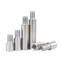 Adaptateur de goujon à vis en acier inoxydable Superbat M7 filetage interne vers filetage externe M6 pour antenne de véhicule automobile